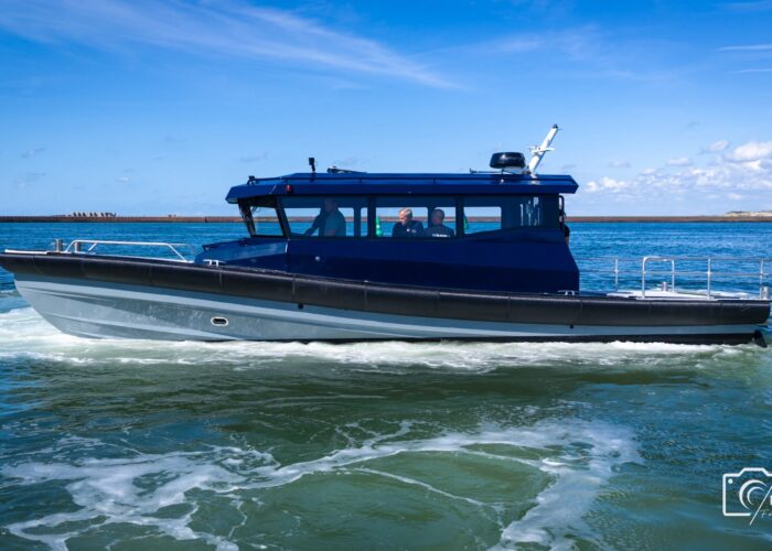 1100C workboat launch day